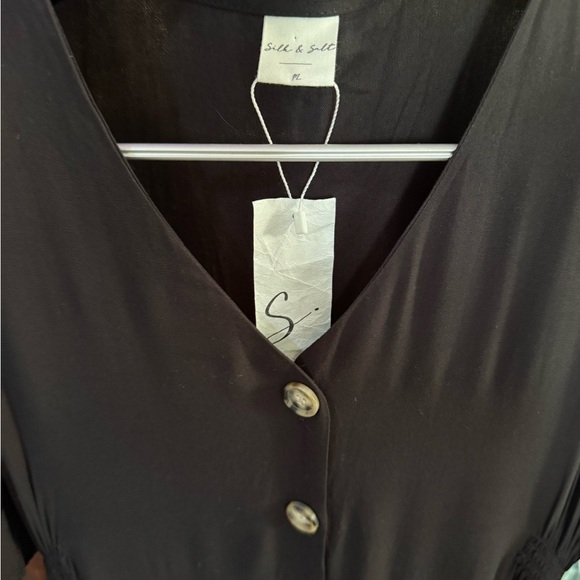 Silk & Salt nwt button down dress size small - Picture 6 of 8
